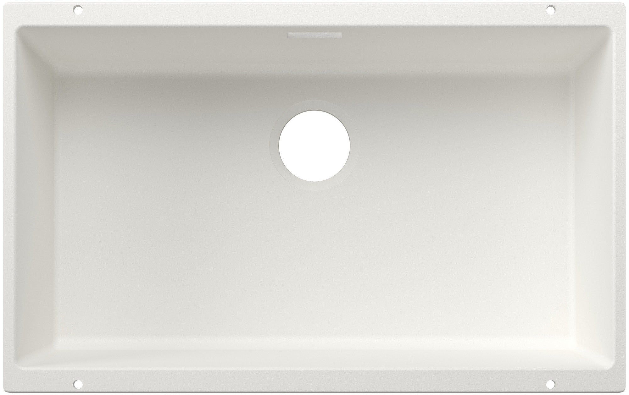 Chiuveta bucatarie Subline 700, 527807, granit alb, sub blat, 730 x 460 mm, Blanco